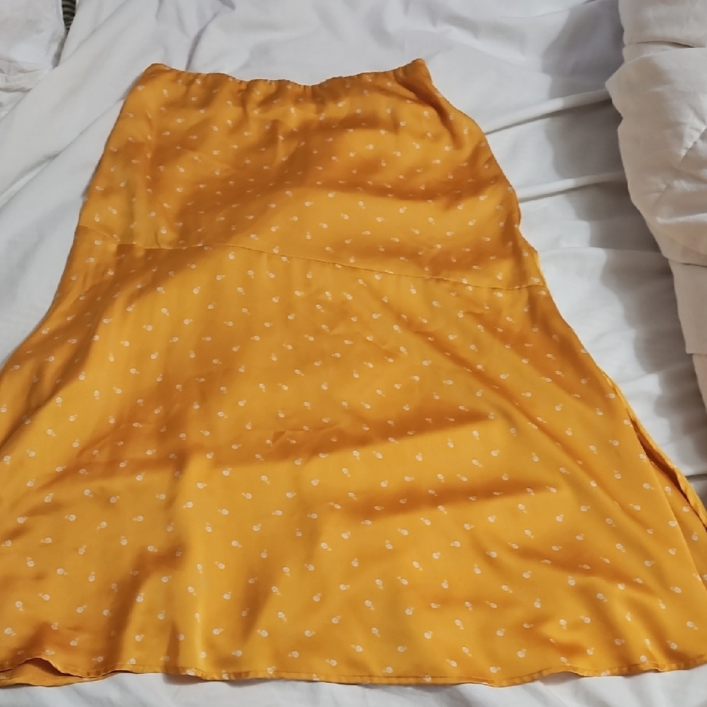 Sunny Yellow A-Line Skirt